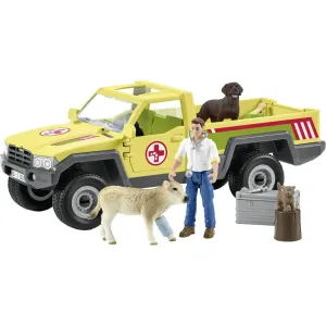 Schleich Záchranné terénné auto s veterinárom 42503