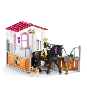 Schleich - Stajňa s koňom klubová, Tori + Princess 42437