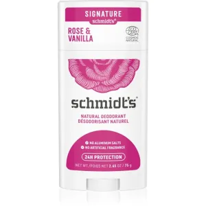 Schmidt's Rose + Vanilla tuhý deodorant bez obsahu hliníkových solí 75 g #916838