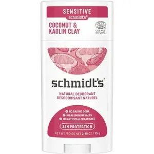 SCHMIDT'S Sensitive Kokos + kaolínový íl tuhý dezodorant 58 ml