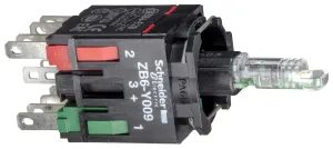 Schneider Electric Zb6Zb45B Light Block, Cont & Signalling Unit, Red