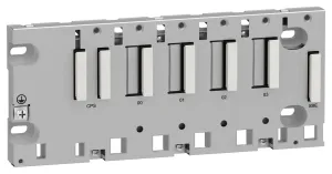 Schneider Electric Bmxxbp0400 Rack, 4 Slot, Panel