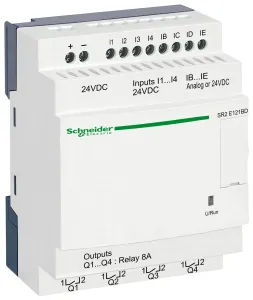 Schneider Electric Sr2E121Bd Compact Smart Relay, 8I/p, 4O/p Digital