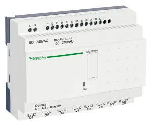 Schneider Electric Sr2E201Fu Compact Smart Relay, 12I/p, 8O/p Digital