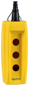 Schneider Electric Xacb030 Pendant Control Station, Pet, Yellow