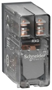 Schneider Electric Rxg25Bd Power Relay, Dpdt, 5A, 250Vac