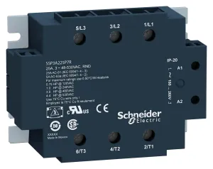 Schneider Electric Ssp3A250F7 Solid State Relay, 3Pst-No, 50A, 530Vac
