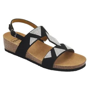 SCHOLL Dubai dámske sandále čierne, Veľkosť obuvi: 38