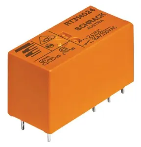 Schrack - Te Connectivity Rt424615 Relay, Dpdt, 250Vac, 8A