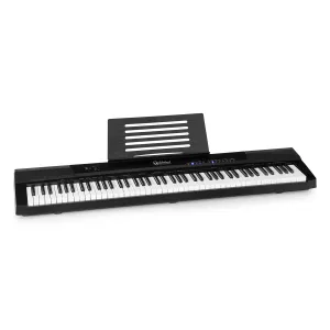 SCHUBERT Preludio, keyboard, 88 kláves, dynamika úderu, sustain pedál, čierny