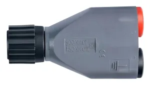 Schutzinger Sabnc 7013 / M / Gr 4Mm Jack To Bnc Plug Adapter, Grey