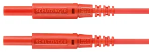 Schutzinger Msfk A301 / 0.5 / 100 / Rt Test Lead, 2Mm Banana Plug, 1M