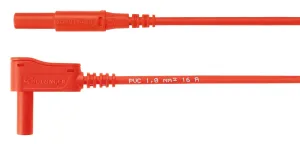 Schutzinger Mswfk A241 / 1 / 50 / Rt Test Lead, Plug-R/a Banana Plug, 500Mm