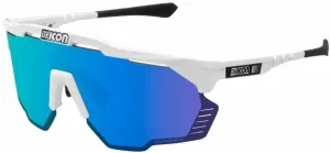 SCICON Aeroshade Kunken White Gloss/SCNPP Multimirror Blue/Clear Cyklistické okuliare