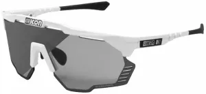 SCICON Aeroshade Kunken White Gloss/SCNPP Photochromic Silver Cyklistické okuliare