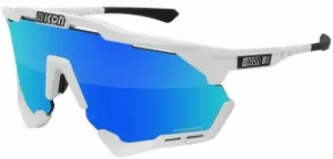 SCICON Aeroshade XL White Gloss/SCNPP Multimirror Blue/Clear Cyklistické okuliare
