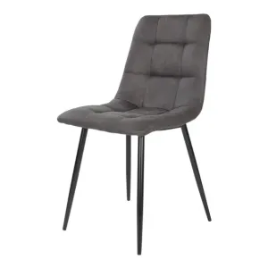 Sconto Jedálenská stolička MADDILFORT 2 sivá/čierna