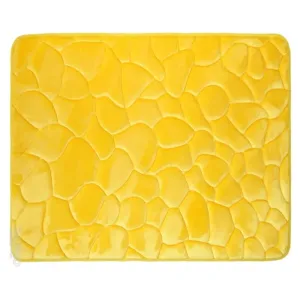 Sconto Kúpeľňová predložka SOFT 9 žltá, 40x50 cm