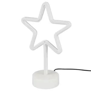 Sconto Stolná LED lampa STAR biela