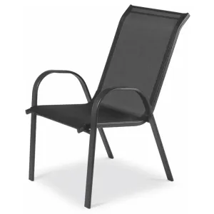 Sconto Záhradná stolička FIELDMANN čierna