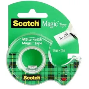Scotch Magic 19 mm × 7.5 m, popisovateľná, s jednorazovým odvíjačom