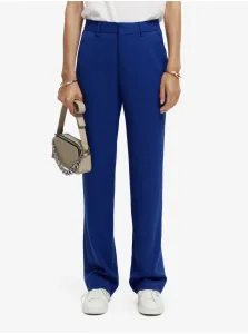 Elegantné nohavice pre ženy Scotch & Soda - modrá #5362272