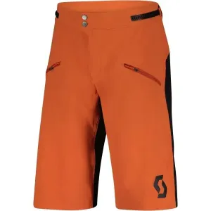 Scott TRAIL VERTIC PRO W/PAD Pánske šortky, oranžová, veľkosť #6241622