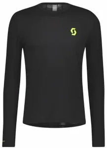 Scott RC Run LS Mens Shirt Black/Yellow XL Bežecké tričko s dlhým rukávom