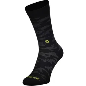 Scott TRAIL CAMO CREW Ponožky, čierna, veľkosť