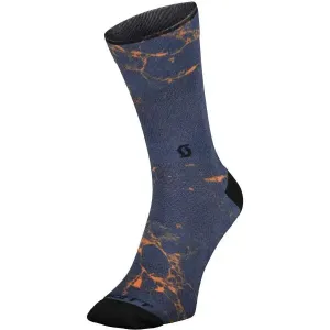 Scott TRAIL VERTIC CREW Cyklistické ponožky, tmavo modrá, veľkosť