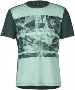 Scott Trail Flow S/SL Men's Shirt Green/Aruba Green XL Tričko