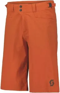 Scott TRAIL FLOW W/PAD Pánske cyklošortky, oranžová, veľkosť