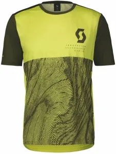 Scott Trail Vertic S/SL Men's Shirt Bitter Yellow/Fir Green S
