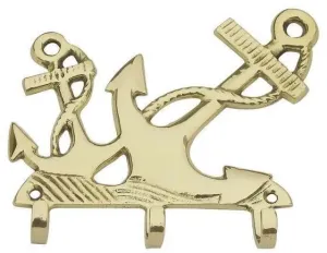 Sea-Club Keyholder Anchors - brass