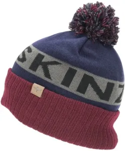 Sealskinz Water Repellent Cold Weather Bobble Hat Navy Blue/Grey/Red 2XL Čiapka