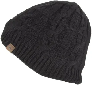 Sealskinz Waterproof Cold Weather Cable Knit Beanie Black S/M Čiapka