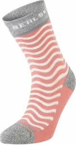 Sealskinz Rudham Mid Length Women's Meteorological Active Sock Pink/Cream/Grey S/M Cyklo ponožky