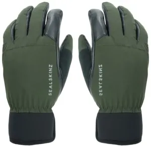 Sealskinz Waterproof All Weather Hunting Glove Olive Green/Black S Cyklistické rukavice