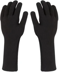Sealskinz Waterproof All Weather Ultra Grip Knitted Gauntlet Black XL Cyklistické rukavice