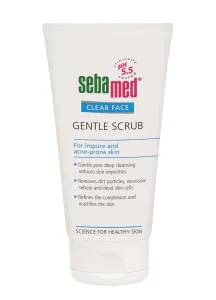 SebaMed Clear Face Gentle Scrub 150 ml peeling pre ženy na veľmi suchú pleť; na problematickú pleť s akné