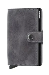 Secrid - Kožená peňaženka MV.Grey.Black-Grey.Black,