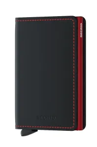 Secrid - Kožená peňaženka SM.Black.Red-Black.Red,