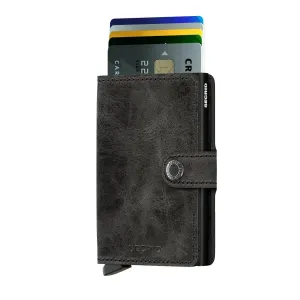 SECRID Čierna peňaženka Miniwallet Vintage