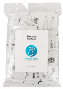Secura Extra Wet - extra lubrikované kondómy (100 ks)