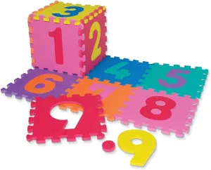 Detská hracia podložka s číslami Sedco 30 × 30 × 1,2 cm – 12 ks