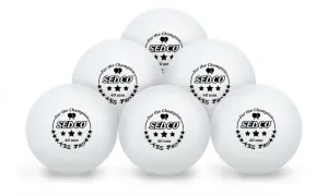 Loptičky na stolný tenis SEDCO for CHAMPION 3*** CELL FREE 6ks varianta: biela