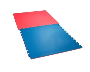 SEDCO TATAMI-TAEKWONDO podložka obojstranná 100x100x2,5 cm varianta: červená/modrá