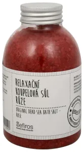 Sefiross Relaxačné kúpeľová soľ Ruža (Original Dead Sea Bath Salt) 500 g