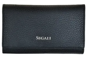 SEGALI Dámska kožená peňaženka 7074 B black #8255853