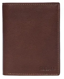 SEGALI Pánska kožená peňaženka 81046 brown